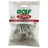 Golf Town Logo 3 1/4 Inch Plastic Tees (50 Count)