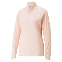 Puma Women's YouV 1/4 Zip Long Sleeve Top