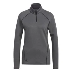 ADIDAS Women's Knit Layer 1/4 Zip Long Sleeve Top
