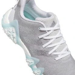 ADIDAS Women's CodeChaos 22 Spikeless Golf Shoe - Grey/Light Blue -Golf Sports Store Light Blue 6