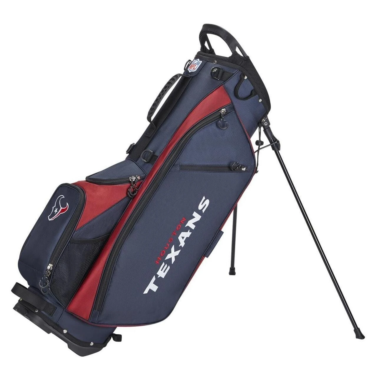 Wilson NFL Stand Bag - Houston Taxans 1 Wilson NFL Stand Bag - Houston Taxans