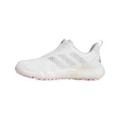 ADIDAS Women's CodeChaos 22 BOA Spikeless Golf Shoe - White/Pink 11 ADIDAS Women's CodeChaos 22 BOA Spikeless Golf Shoe - White/Pink -Golf Sports Store Pink 13