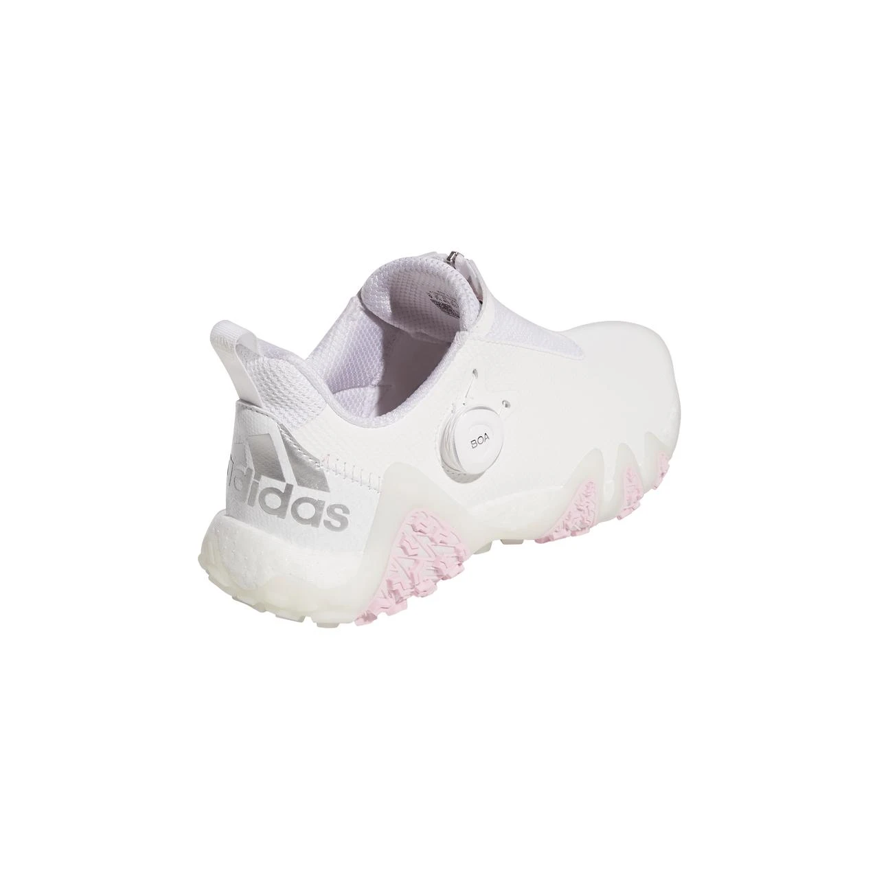 ADIDAS Women's CodeChaos 22 BOA Spikeless Golf Shoe - White/Pink 6 ADIDAS Women's CodeChaos 22 BOA Spikeless Golf Shoe - White/Pink - Image 6