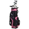 Cleveland Women's Launcher XL 11PC Package Set With Black/Pink Bag