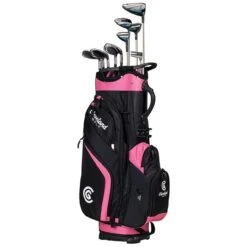 Cleveland Women's Launcher XL 11PC Package Set With Black/Pink Bag