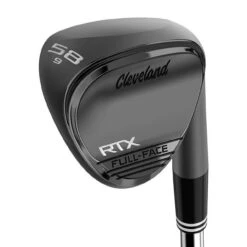 Cleveland RTX Full-Face Black Wedge With Steel Shaft
