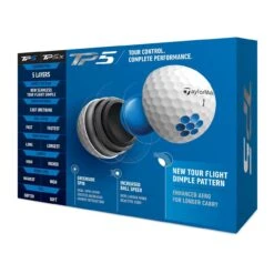 TaylorMade TP5 Golf Balls 5 TaylorMade TP5 Golf Balls -Golf Sports Store TP5 Golf Balls WHITE 2
