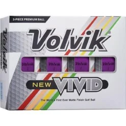 Vivid Golf Balls - Purple