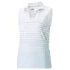 Puma Women's MATTR Stripe Sleeveless Polo