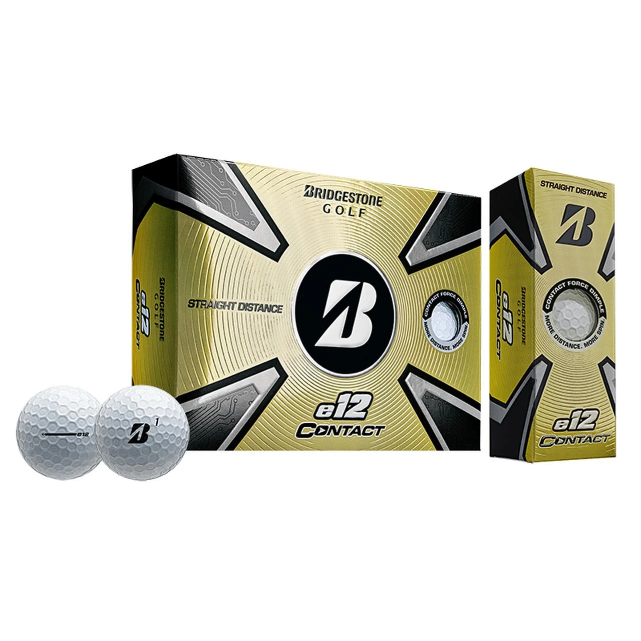 Bridgestone E12 Contact Golf Balls 1 Bridgestone E12 Contact Golf Balls